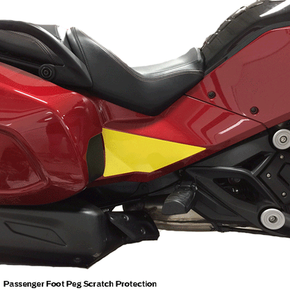 F3 Touring and Limited Passenger Foot Peg scratch-protection
