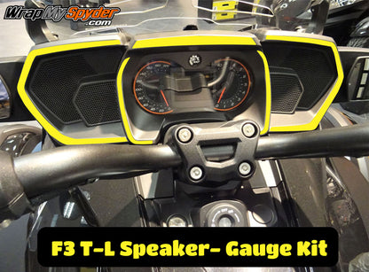F3L/T Speaker Gauge Accent Kit - 3D Domed