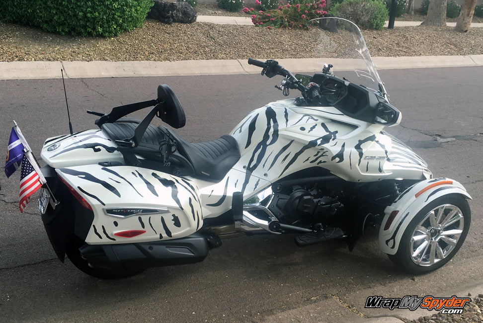 tiger stirpe body kit for can am spyder -black