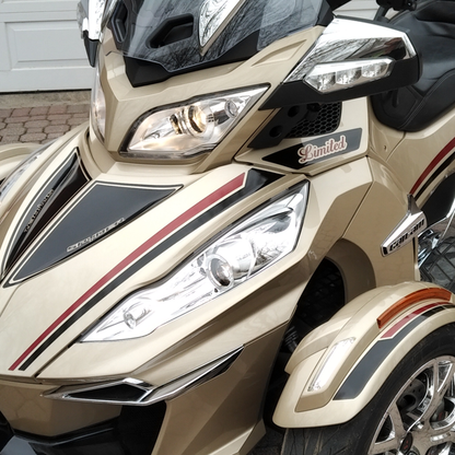 Break Stripe Black - Burgundy