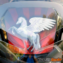 2020-current Can-am Spyder RT-RT Limited windshield plate flying stallion