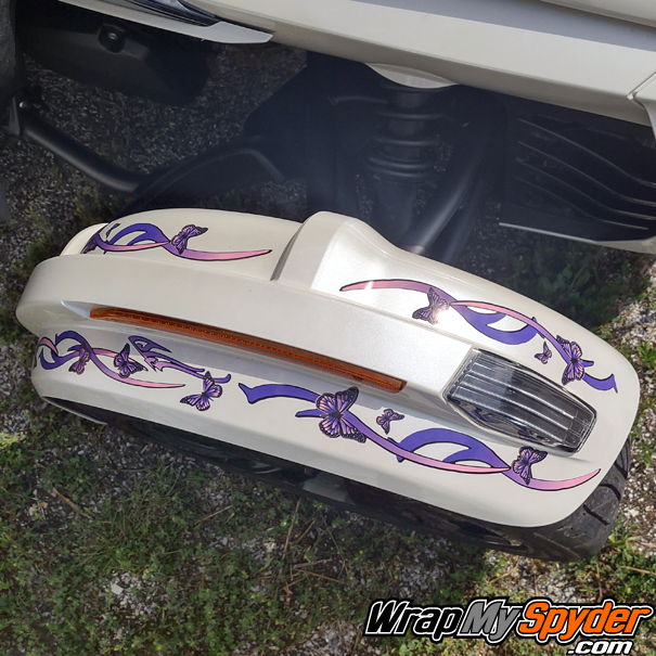 Freedom-Wings-BRP-Can-am-Spyder-new-style-fender-kit-in-Purple-Pink-Fade