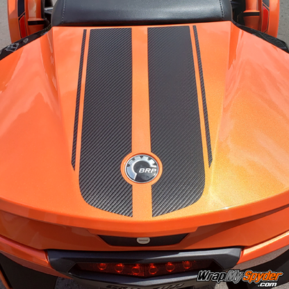BRP Can-am Spyder GT-Top-Case-stripe-textured-Carbon-Fiber-Black-fits-F3 Limited-and-20-RT Limited