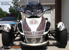 Ghost 104 Red Honey Comb Spyder ST partial wrap