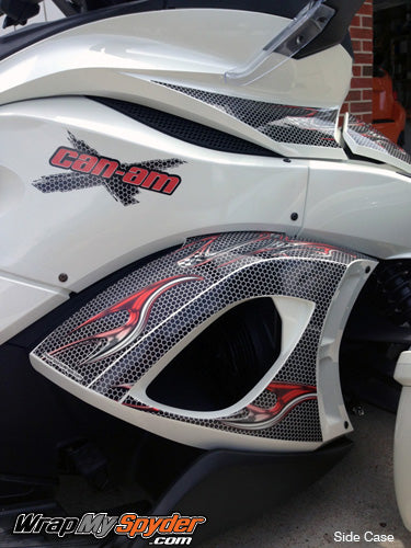 Ghost 104 Red Honey Comb ST side panels