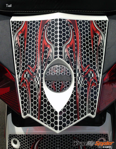 Body Wrap Kit - Ghost 104 Red Honeycomb