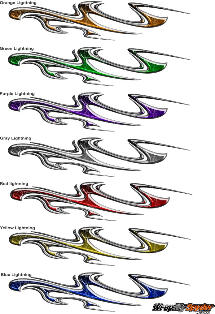 Ghost Lightning Color chart