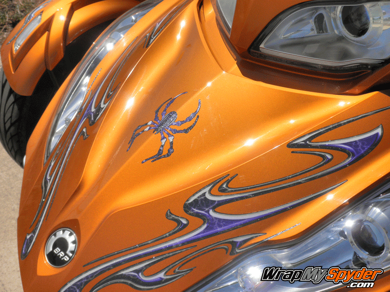 Ghost-Lightning-Purple-Glitter-sparkle-with-custom-Bellerdine-Spider