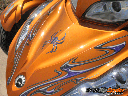 Ghost-Lightning-Purple-Glitter-sparkle-with-custom-Bellerdine-Spider