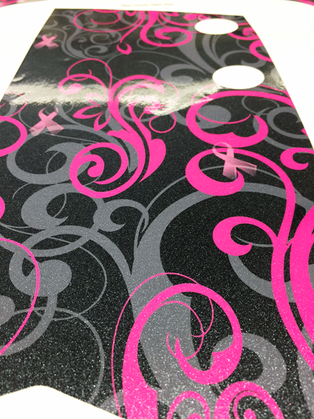 Glitter Sparkle finish for Can-am Spyder Graphics