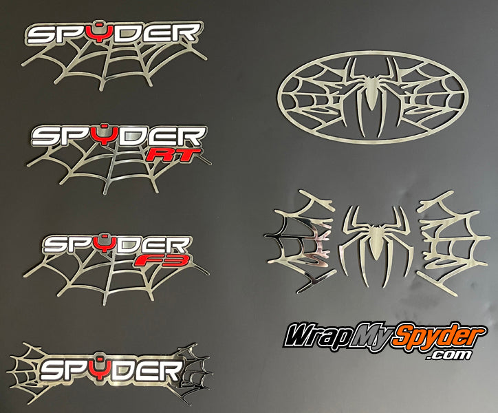 Group of all new Conform Chrome Universal fit products for Can-am Spyders