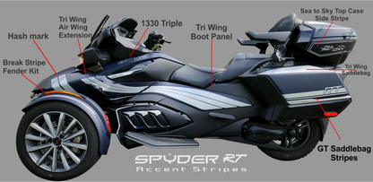 Spyder RT Accent stripes