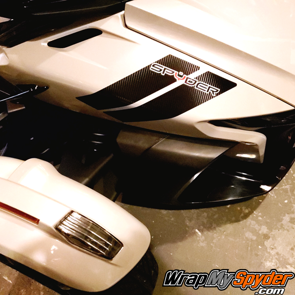 Spyder text decal for Can-am Spyder