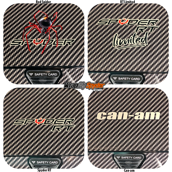 BRP-Can-am-Spyder Image options for Switch Panel, Glove box and Tour Top Case