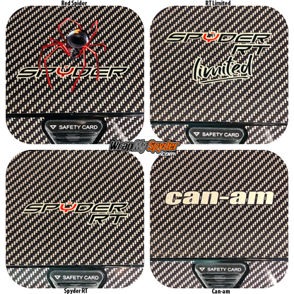 BRP-Can-am-Spyder Image options for Switch Panel, Glove box and Tour Top Case