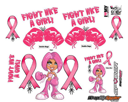 Decal Kit - Fight Like a Girl