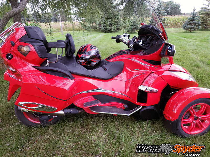 Can-am Spyder RT custom graphics kit Wind 108 Gray tone