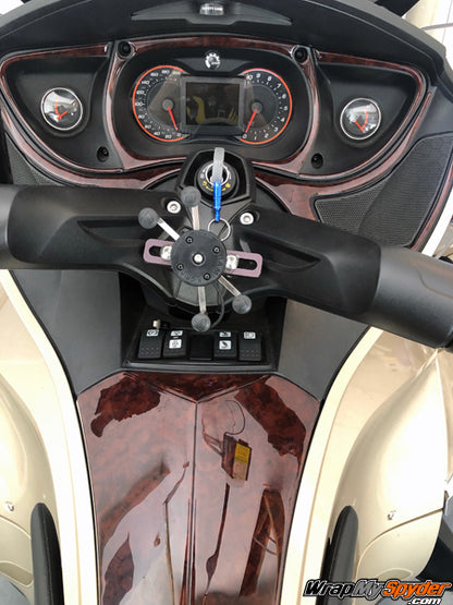 Our Beautiful Lavish wood Spyder RT dash kit. Available for 2010-2017