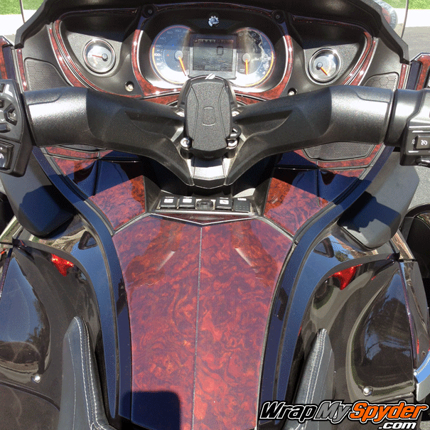 Lavish-wood RT dash kit with glove box