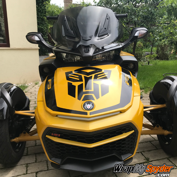 F3 Frunk Racing Stripe Kit - Le Blanc