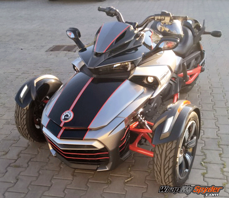 Can-am Spyder F3 Racing stirpe Le Mans Tracer