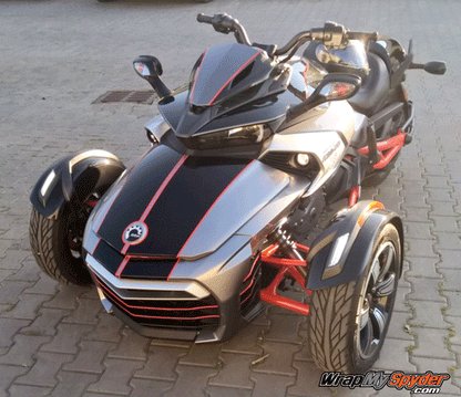 Can-am Spyder F3 Racing stirpe Le Mans Tracer