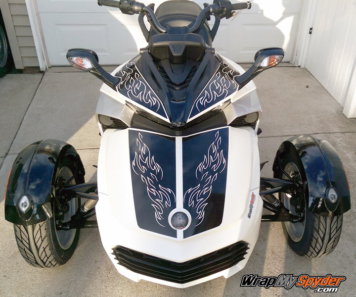 F3 Frunk Racing Stripe Kit - Le Mans Torch