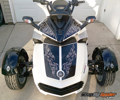 F3 Frunk Racing Stripe Kit - Le Mans Torch