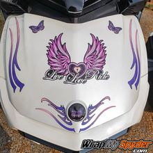 Live-Love-Ride-BRP-Can-am-Spyder-decal-set-Pink-Purple-colors-availabel-for-all-models