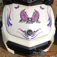 Live-Love-Ride--Can-am-Spyder-wrap-kit--decal-set-Pink-Purple-colors-available-for-all-models