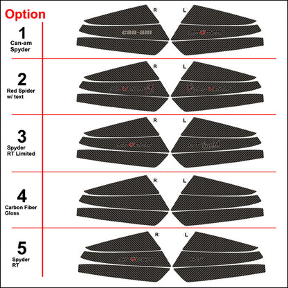 Digital Carbon Fiber Gloss Mirror Kit