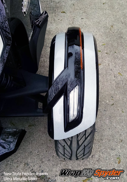 New Style Fender- Insert in UM Silver