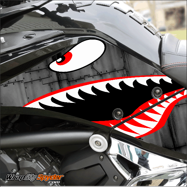 Can-am Spyder F3 P40-Warhawk-Knee-Panel-kit