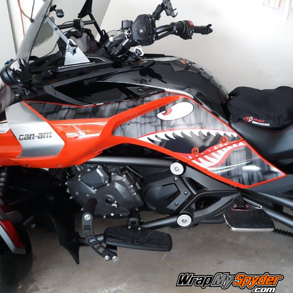 P40 Shark Face for BRP Can-am Spyder F3