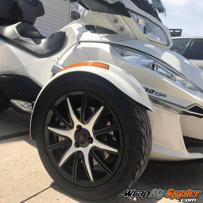 Pearl-White-Spyder 15" 12-Spoke wheel kit