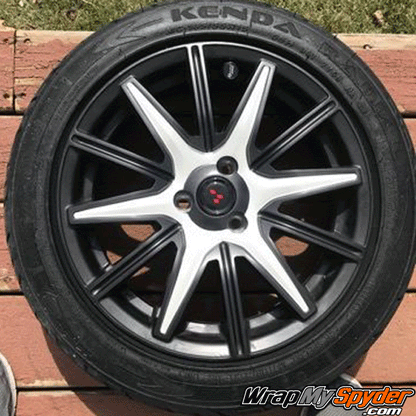 RT 15" 12 Spoke wheel kit Pearl-White