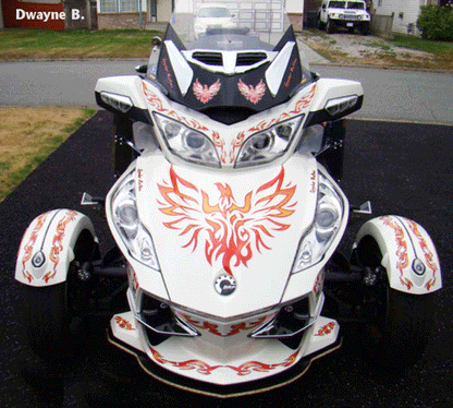 tribal fire pheonix graphics kit