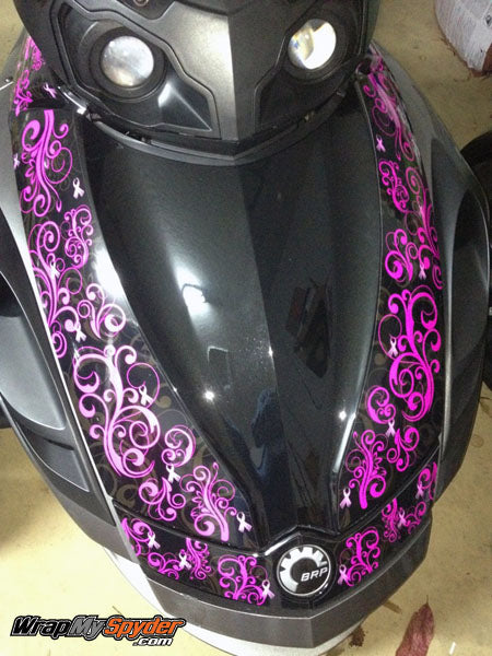 ST RS RSS GS Body Panel Insert Kit - Pink Ribbon Swirl