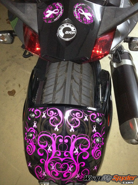 ST RS RSS GS Body Panel Insert Kit - Pink Ribbon Swirl