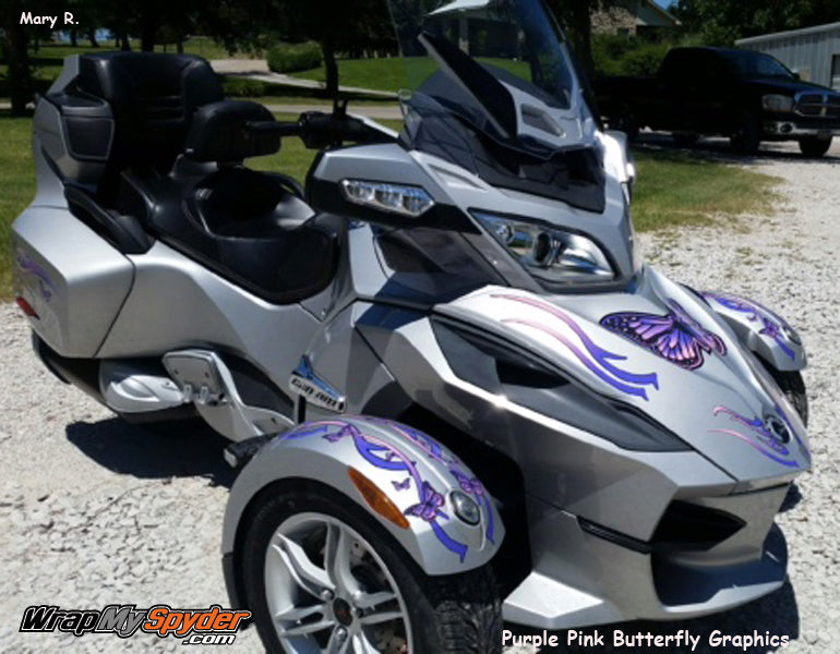 Freedom Wings kit mounted on Spyder RT