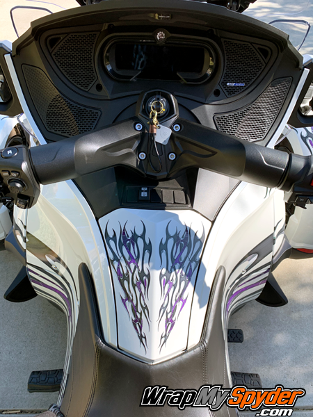 Purple-Tribal-Flames-Spyder-RT-glove-box