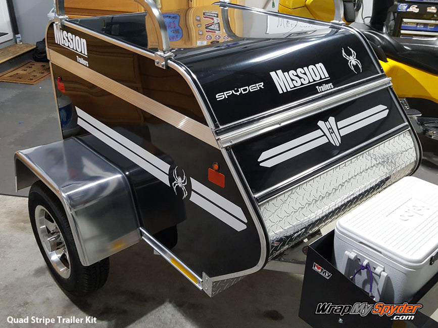 Trailer Racing Stripe Kit - Quad Stripe