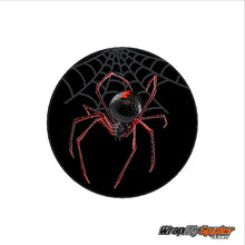 RED Widow crawler can-am spyder emblem cover decal overlay