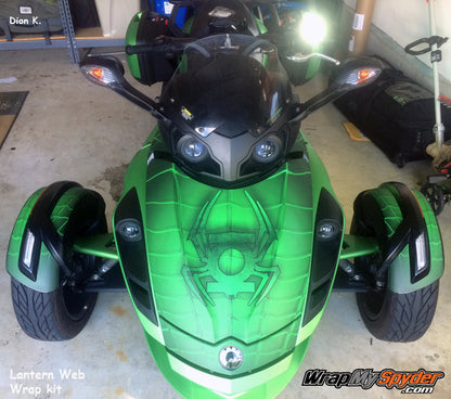 Lantern Web Frunk Wrap on Spyder RS
