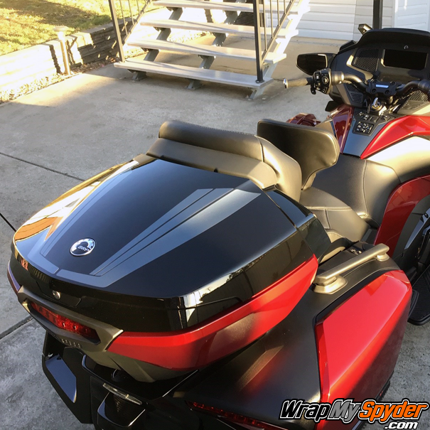 BRP Spyder RT Limited Tri-Wing Top Case stripe