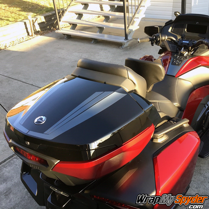 BRP Spyder RT Limited Tri-Wing Top Case stripe
