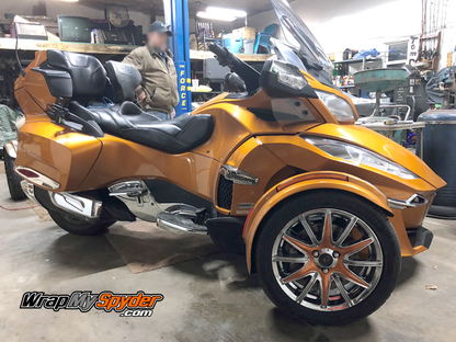 Spyder RT-wheel-kit- in cognac color