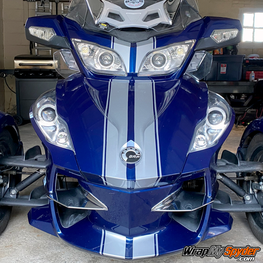 BRP Can-am Spyder RT GT Racing Stripes Silver-Metallic