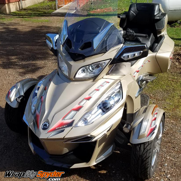 Rally-Check-Red Spyder Graphics kit