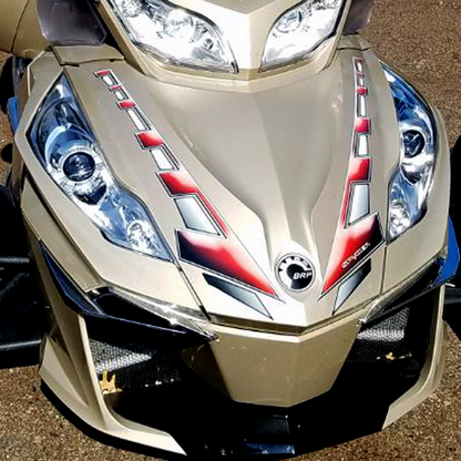 Rally-Check-Red- Spyder graphics kit